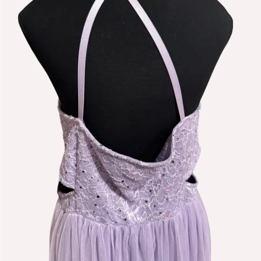 Purple Halter Sundress - Picture 4 of 4